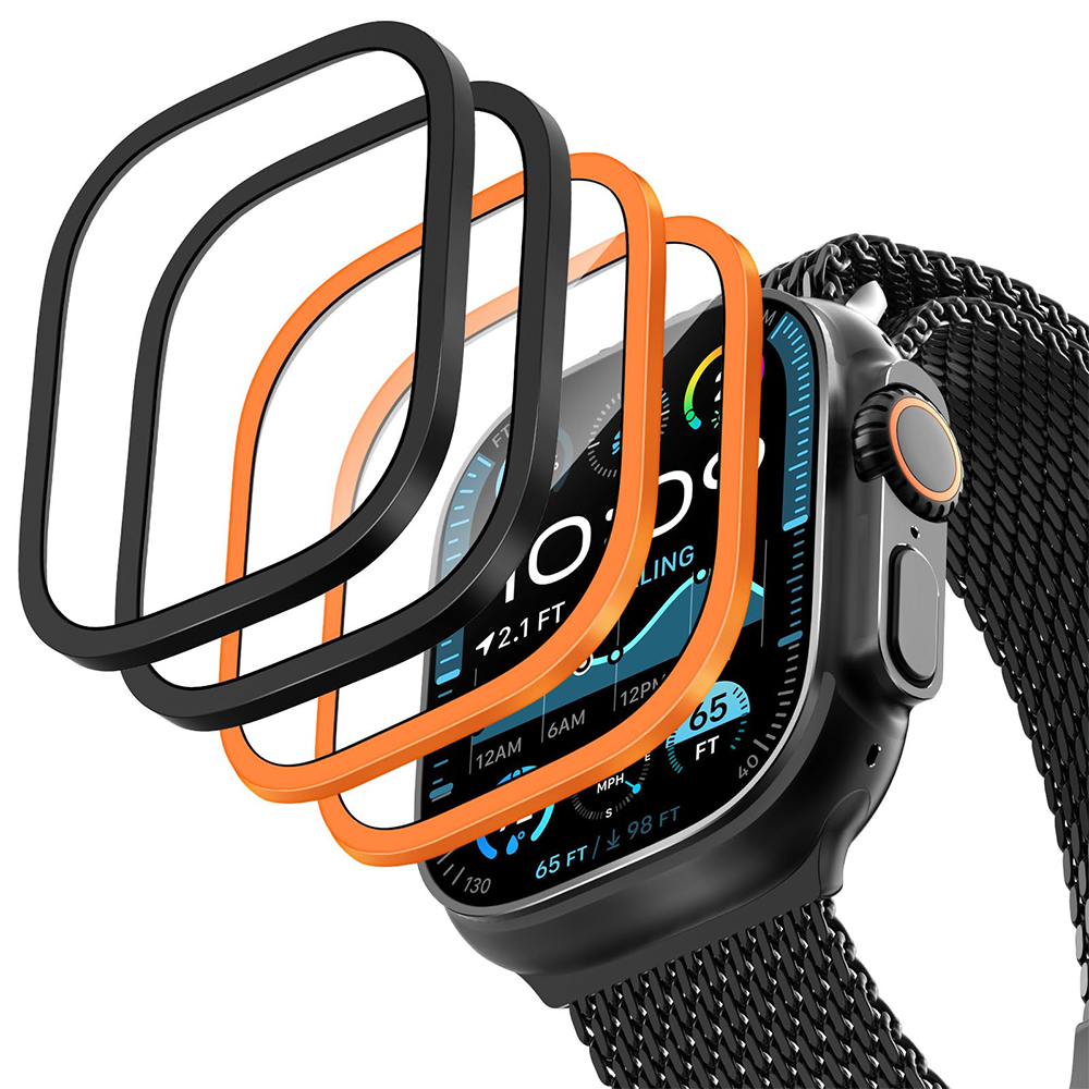 2PCS Titanium Metal Frame for  – обзор и цена Smartwatch Watches Compatible With Iphone