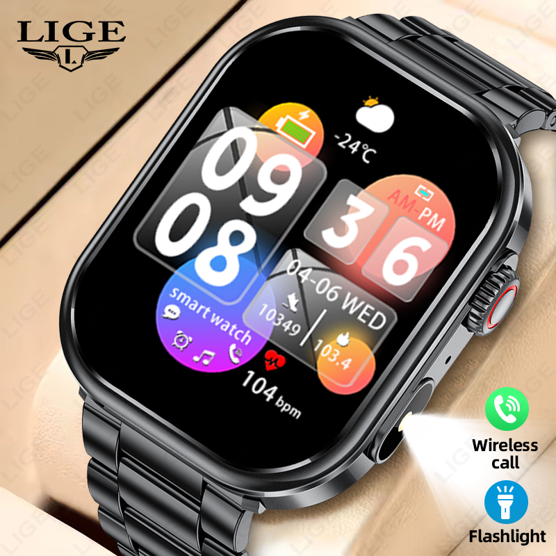LIGE Smart Watch Men 2026 Full – обзор и цена Smartwatch Watches For Kid Boy With Gps