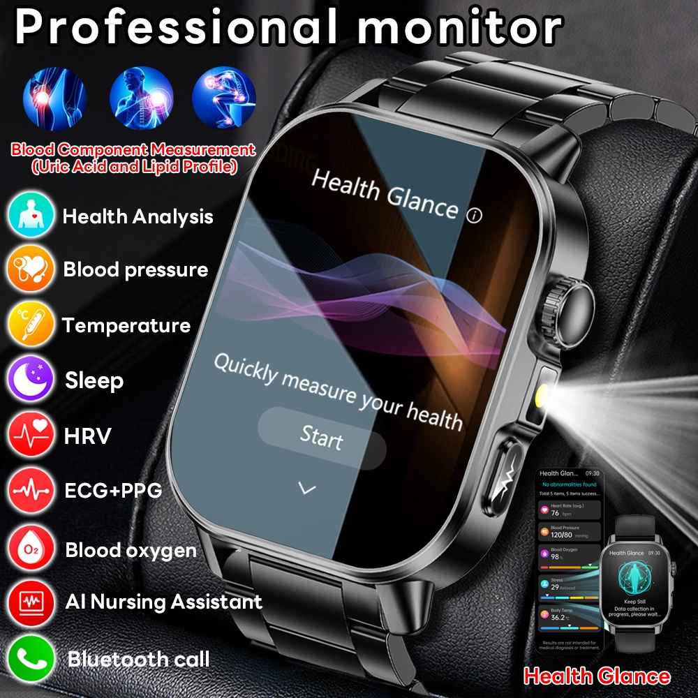 2026 New Model Uric Acid & Lip – обзор и цена Smartwatch Health Watches For Men