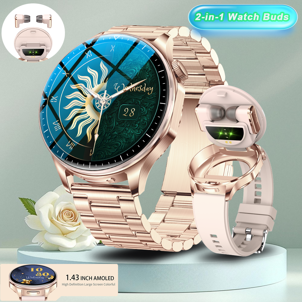 Smartwatch New Watches 2025 - 2026 new 2-In-1 TWS Headset Smart