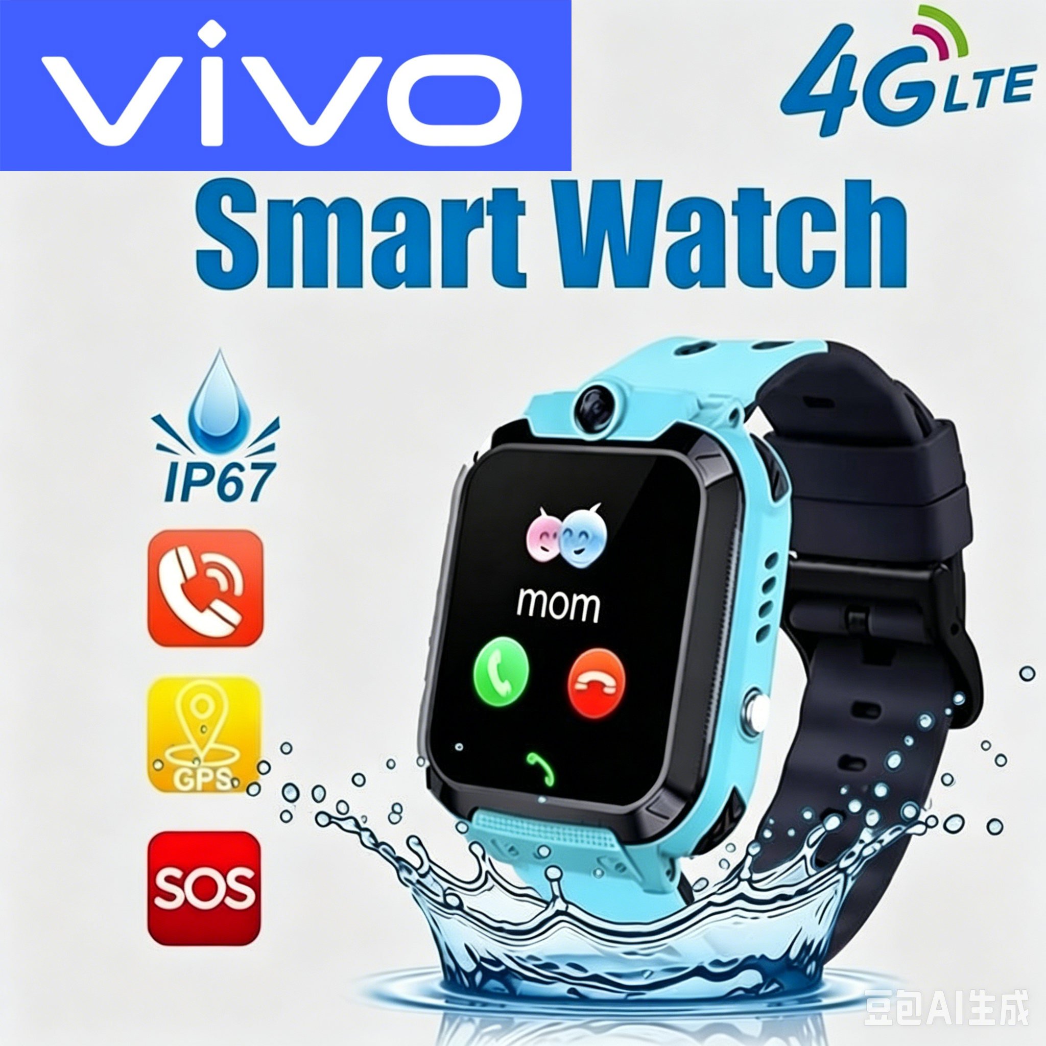 VIVO 4G Kids Smart Watch SOS W – обзор и цена Smartwatch Watches For Kid Boy With Gps
