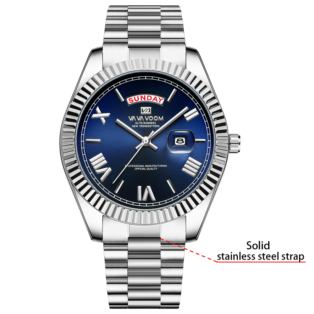 Smartwatch Watches Gift For Men - Men Watch Solid Stainless Steel 41mm