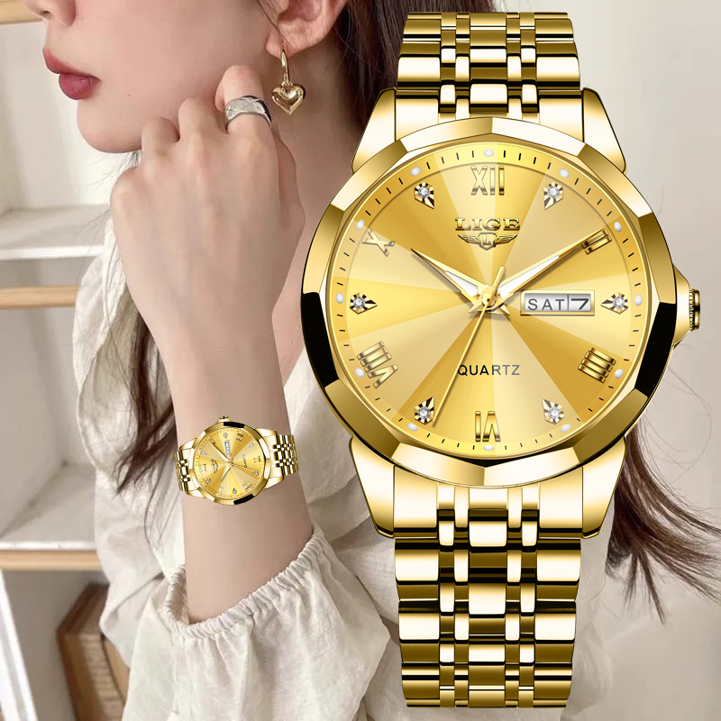 LIGE Brand Luxury Women Watch  – обзор и цена Chronograph Sport Watch