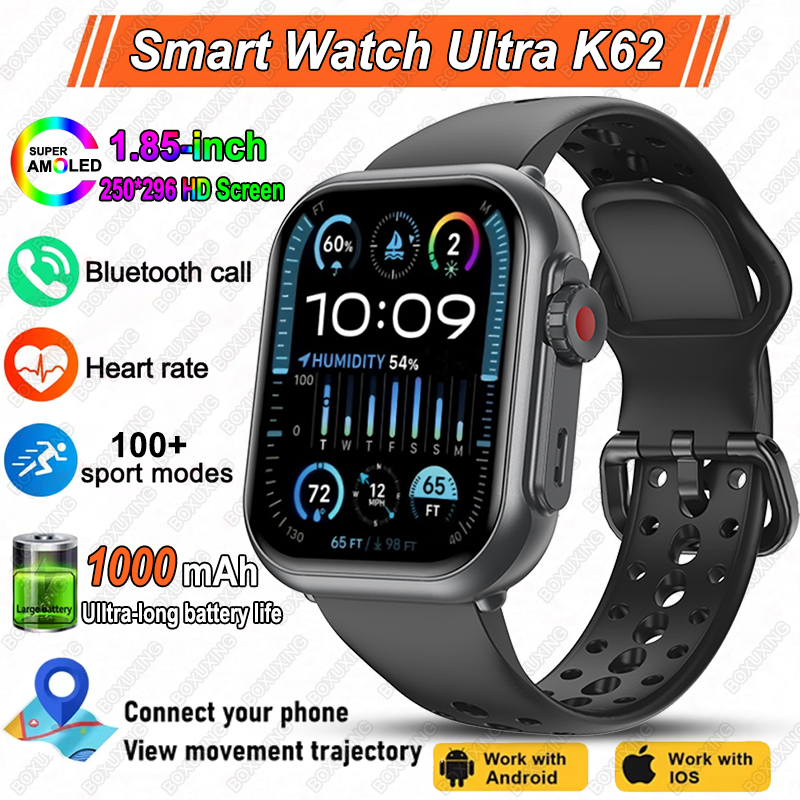 Ultra K62 1000 mAh Battery Sma – обзор и цена Smartwatch Watches Compatible With Iphone