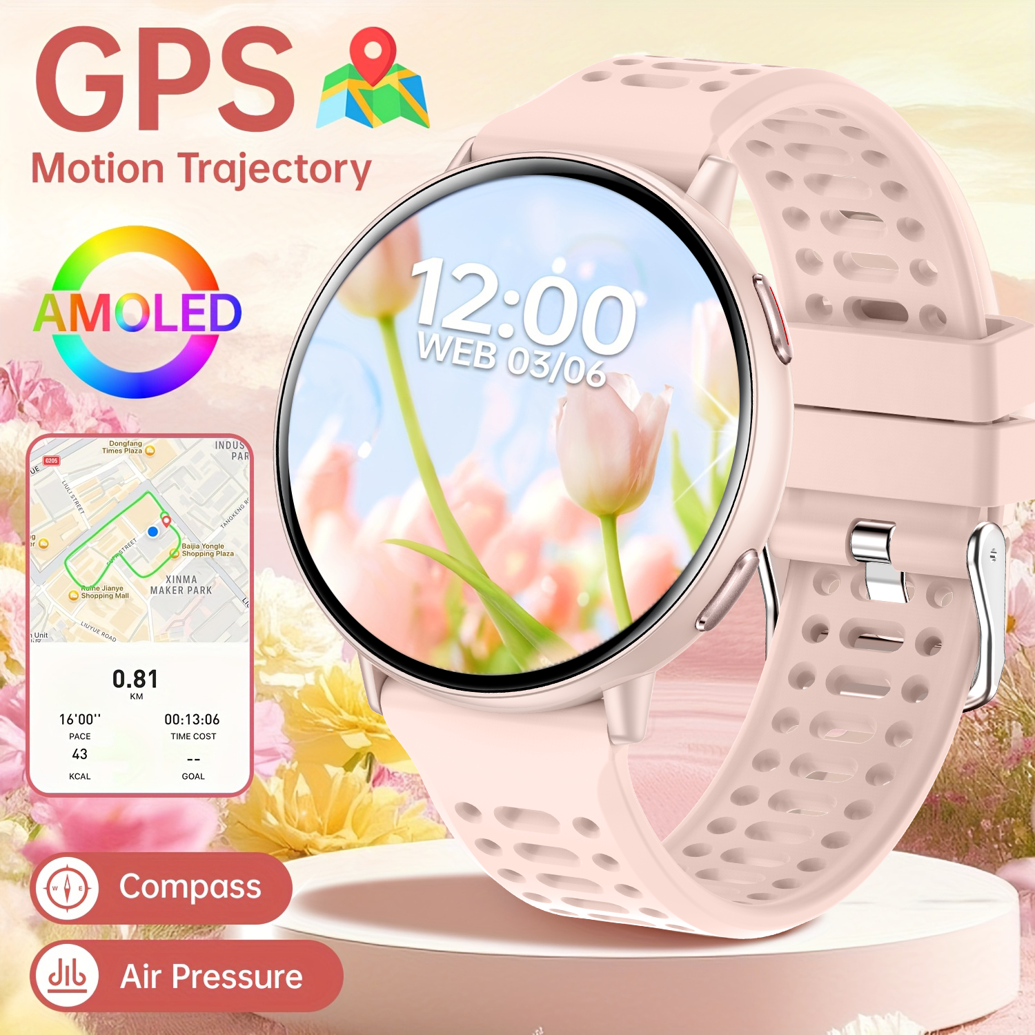 New hot GPS smartwatch 1.43 AM – обзор и цена Smartwatch Watches For Women With Gps