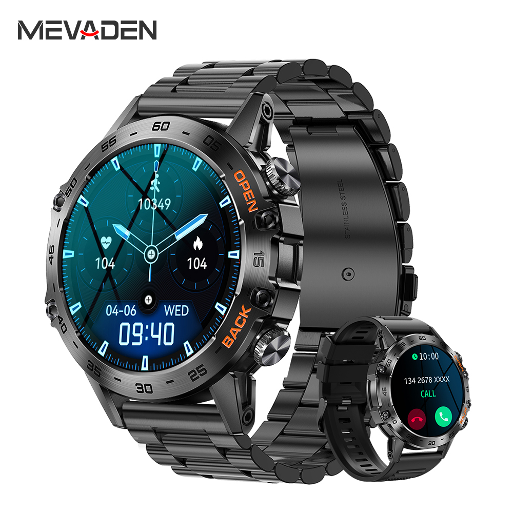 MEVADEN Steel 1.39 inch Men Lu – обзор и цена Smartwatch Health Watches For Men
