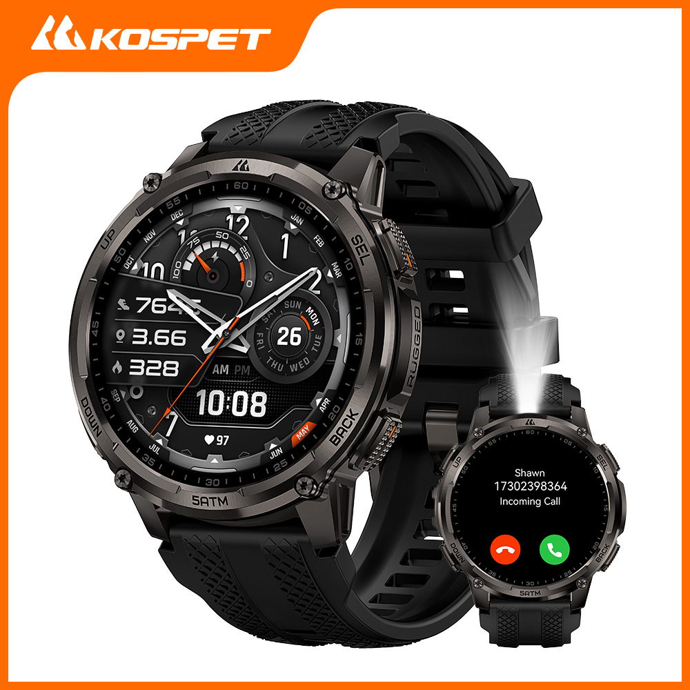 KOSPET TANK T4C Smartwatch Men – обзор и цена Smartwatch Health Watches For Men
