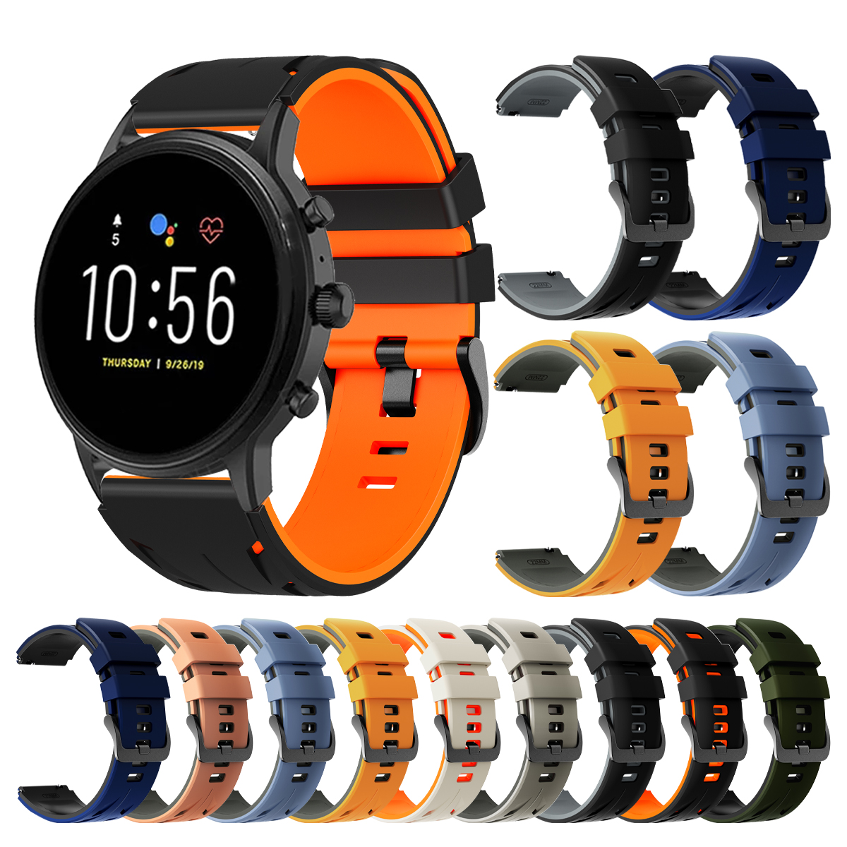 Fossil Watches Smartwatch Gen 5 - 22mm Smart Watch Strap For Fossil