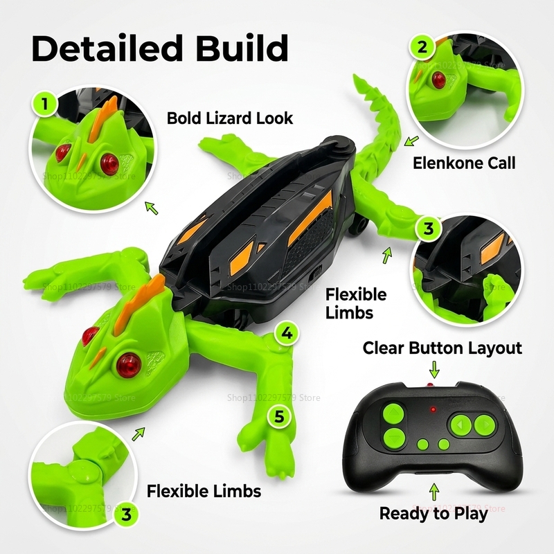 Smart Wall Climbing Lizard Toy – обзор и цена Smartwatch Watches Useful Gift For Boys