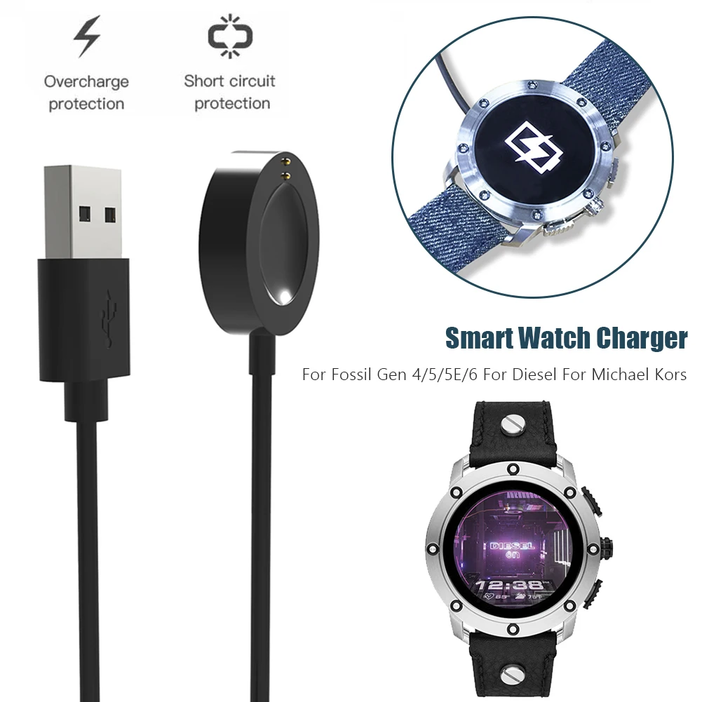 USB Magnetic Fast Charge Charg – обзор и цена Fossil Watches Smartwatch Gen 4