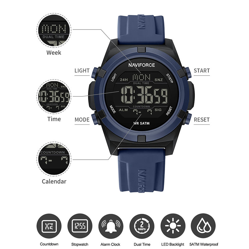 NAVIFORCE 2026 Watches For Men – обзор и цена Tide Watch Surf