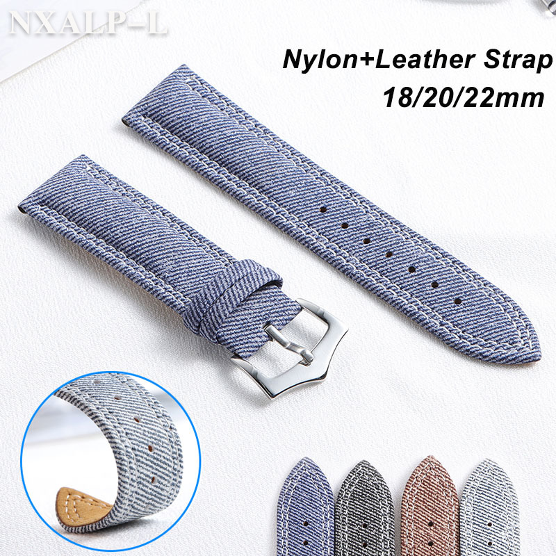 Denim Canvas Nylon Watch Strap – обзор и цена Seiko Watches Smartwatch