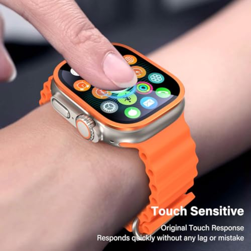 2PCS HD Metal Tempered Glass F – обзор и цена Smartwatch Watches Gift For Men