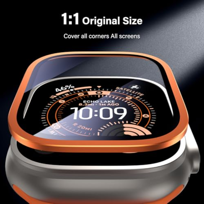 2PCS HD Metal Tempered Glass F – обзор и цена Smartwatch Watches Gift For Men