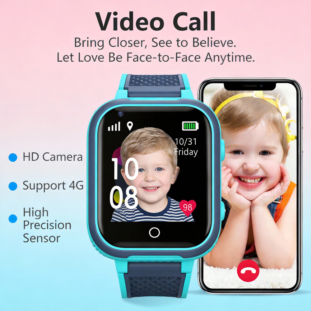 New Smart Watch Kids 4G GPS Tr – обзор и цена Smartwatch Watches For Kid Boy With Gps