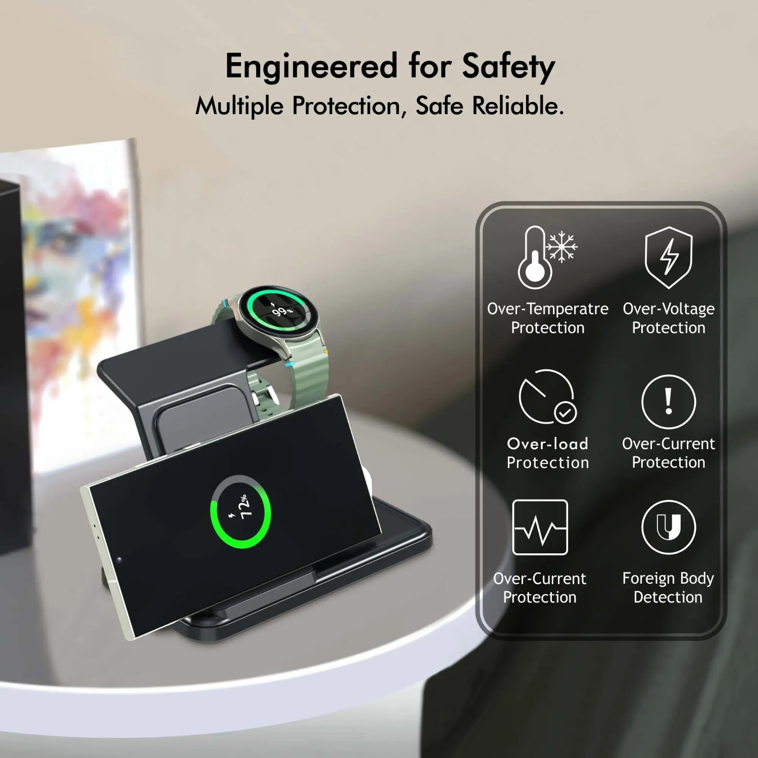 Desktop 3-in-1 Wireless Charge – обзор и цена Smartwatch Watches Compatible With Iphone