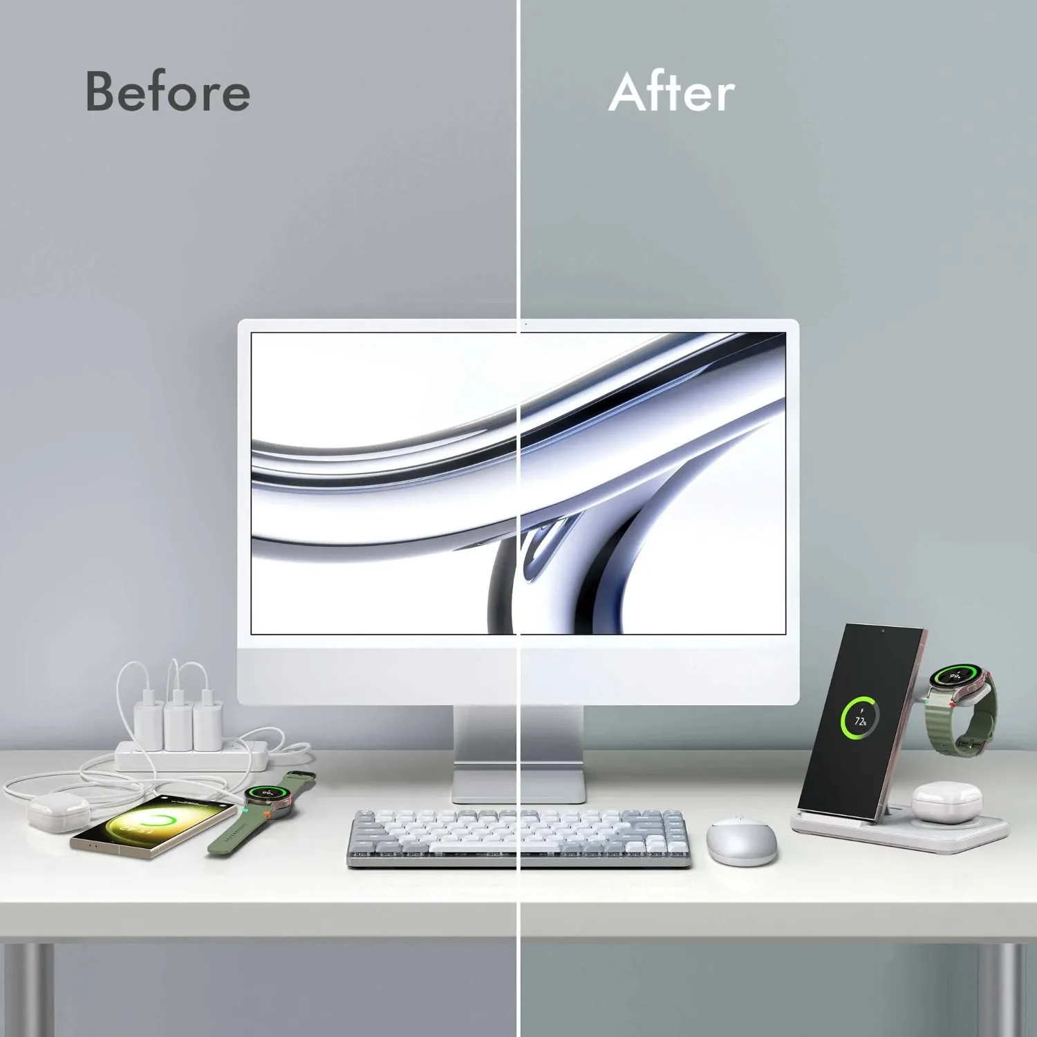 Desktop 3-in-1 Wireless Charge – обзор и цена Smartwatch Watches Compatible With Iphone
