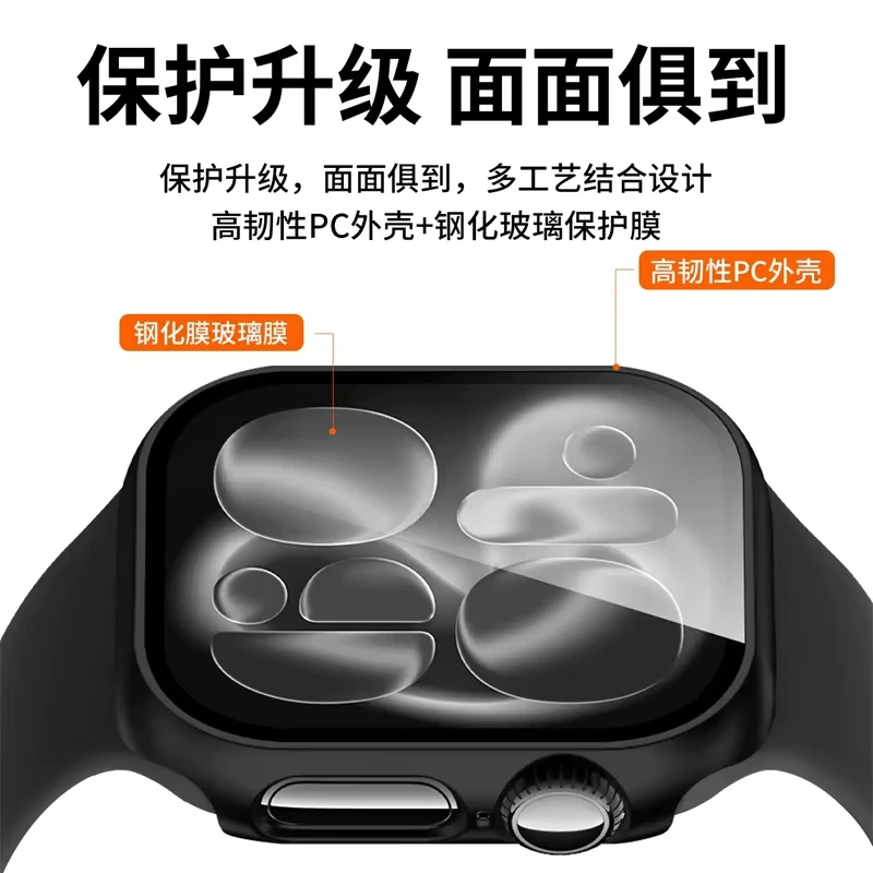 Tempered Glass+Cover For Apple – обзор и цена Smartwatch New Watches 2025