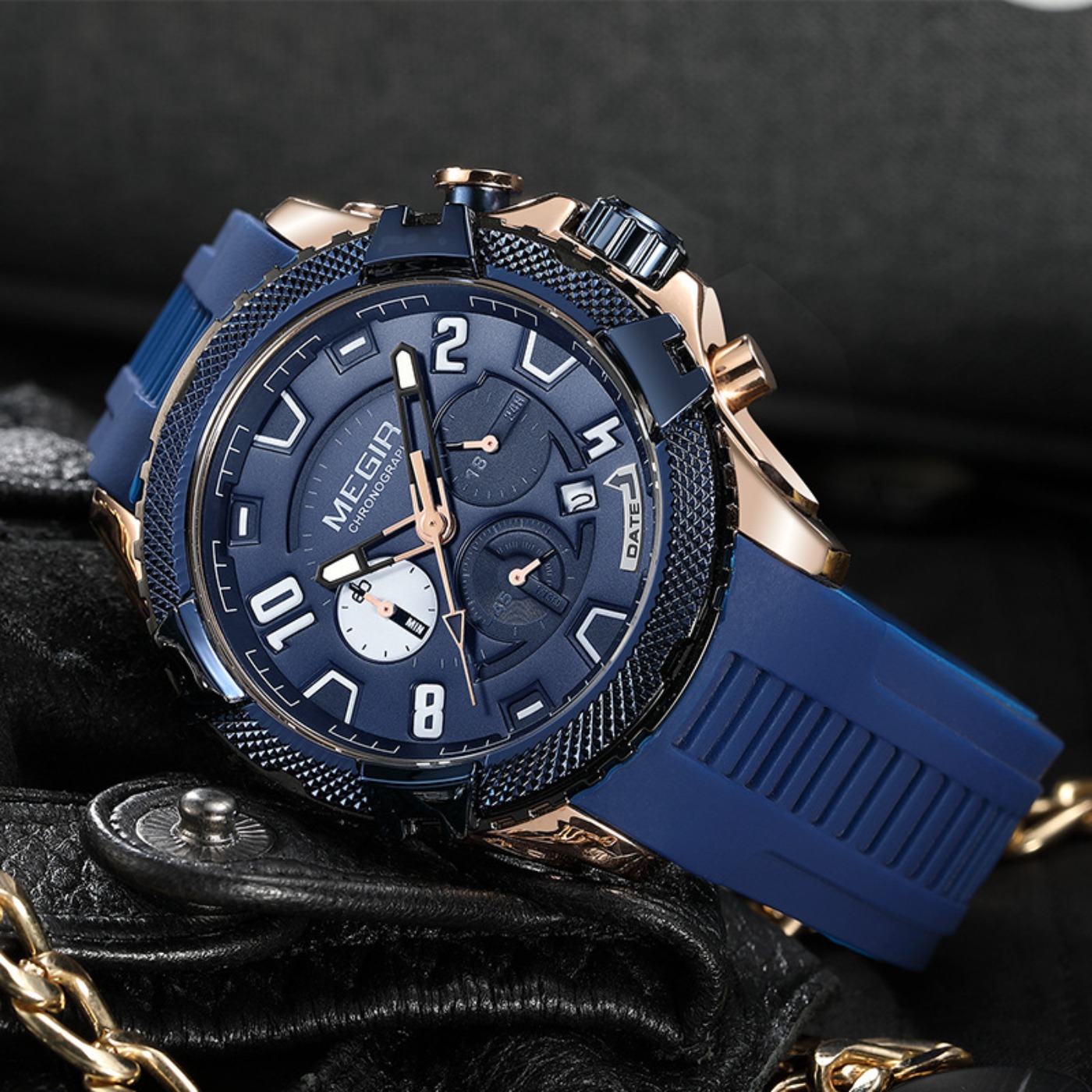 MEGIR 48MM Dial Chronograph Me – обзор и цена Chronograph Sport Watch