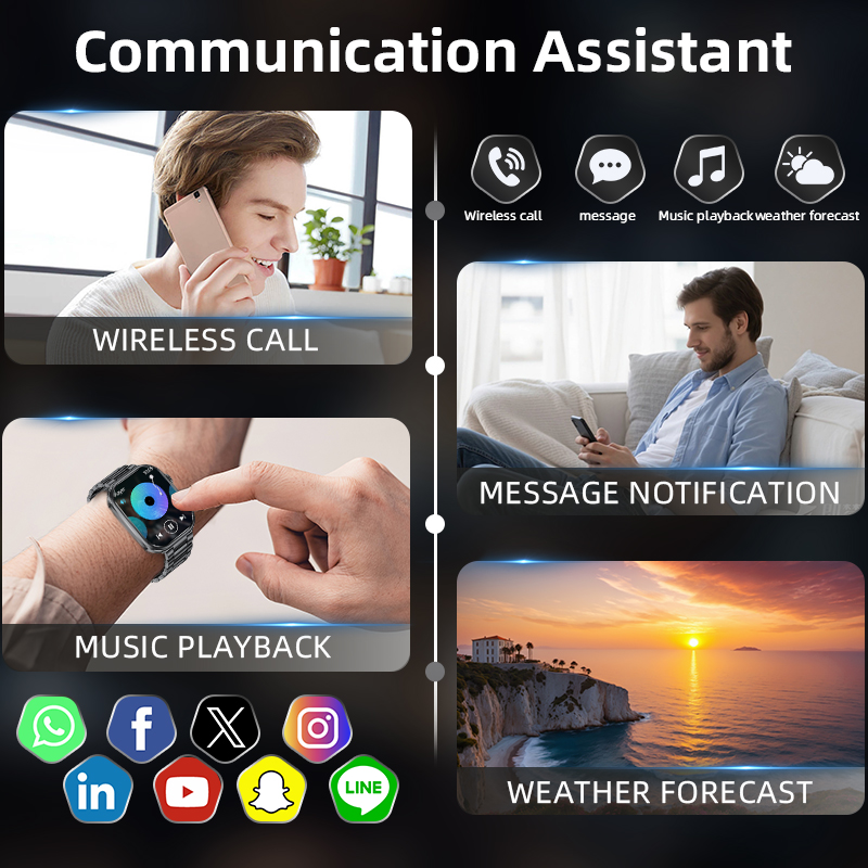 LIGE Smart Watch Men 2026 Full – обзор и цена Smartwatch Health Watches For Men