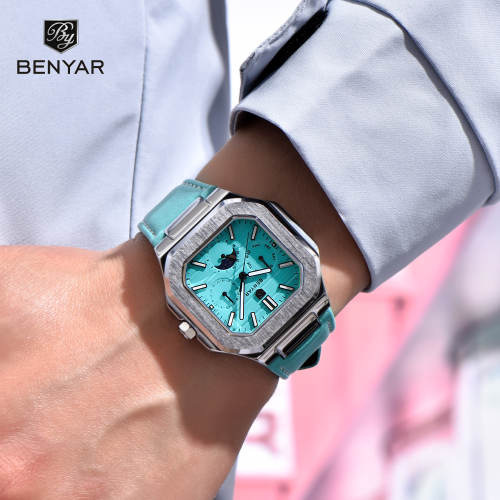 2025 New BENYAR V2 Square Men' – обзор и цена Smartwatch New Watches 2025
