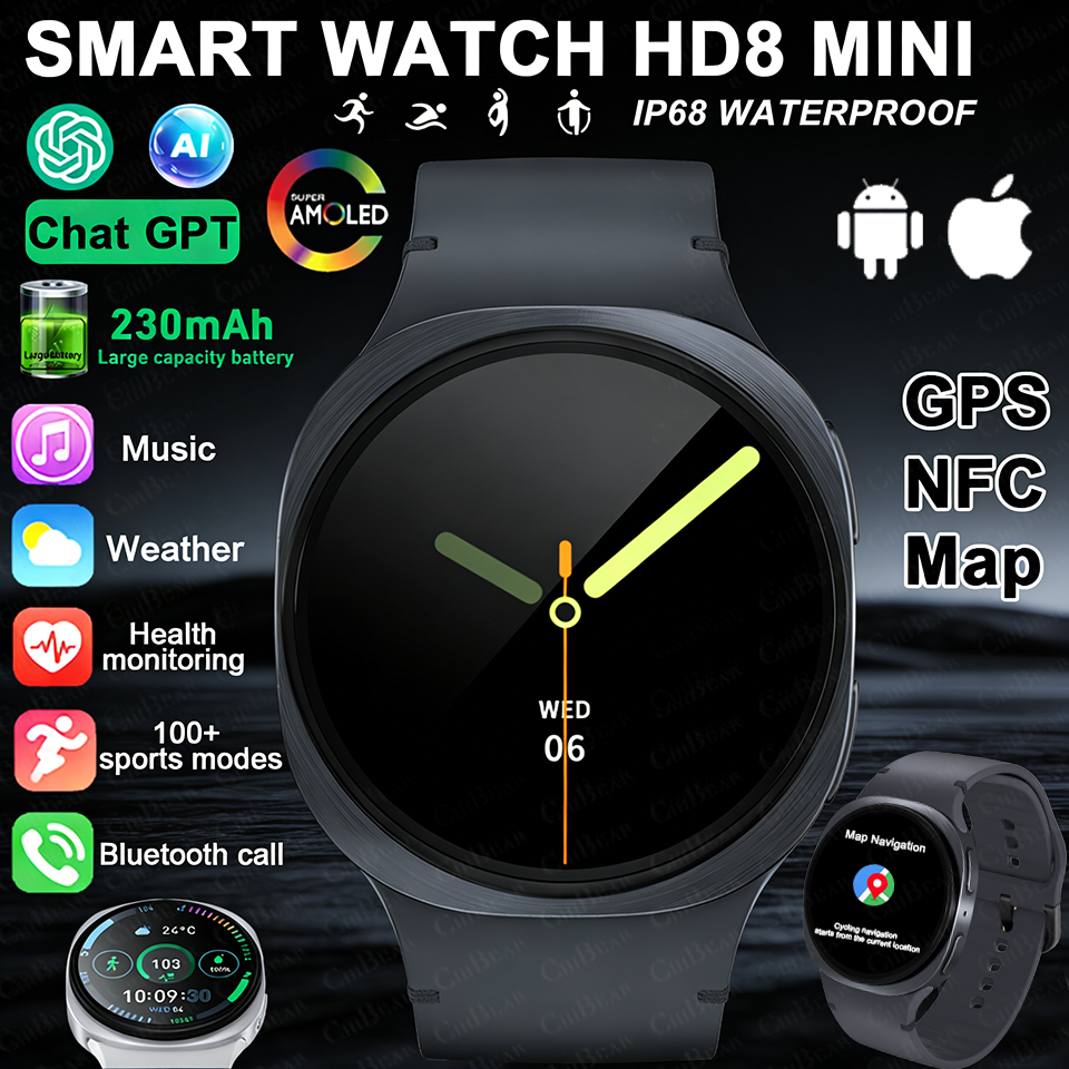2026 New Watches 8 Mini GPS Tr – обзор и цена Smartwatch Health Watches For Men