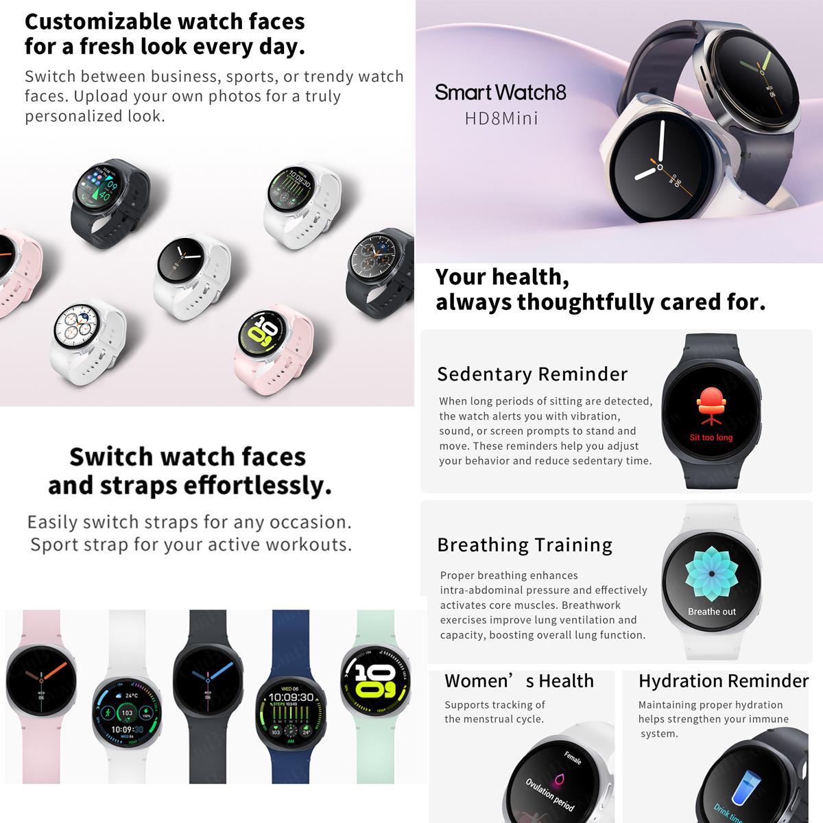 2026 New Watches 8 Mini GPS Tr – обзор и цена Smartwatch Health Watches For Men