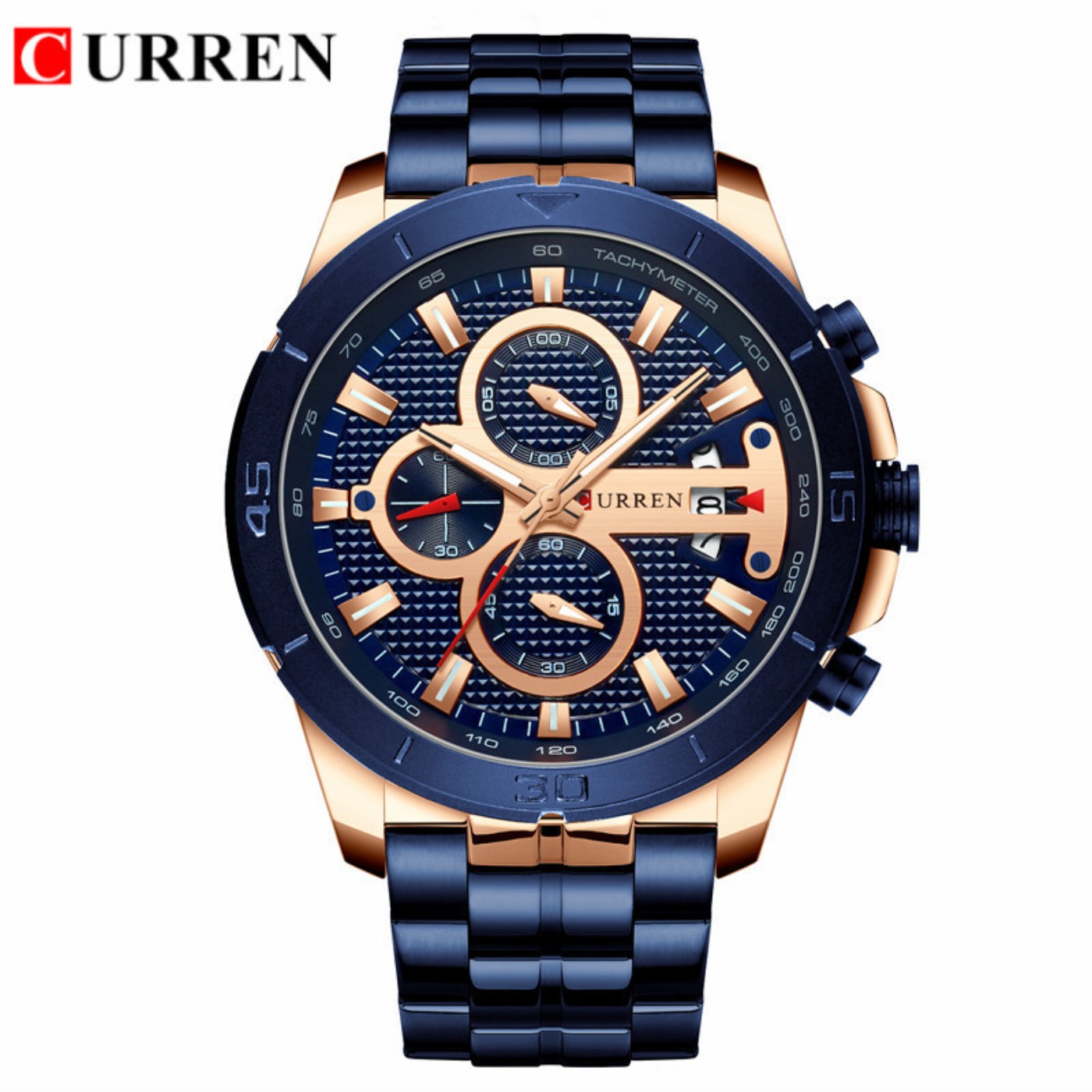 CURREN Watch Men Waterproof Ch – обзор и цена Chronograph Sport Watch