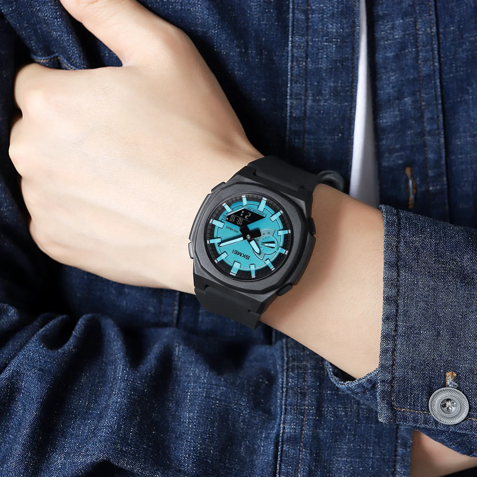 SKMEI Men Countdown Chrono Wri – обзор и цена Tide Watch Surf