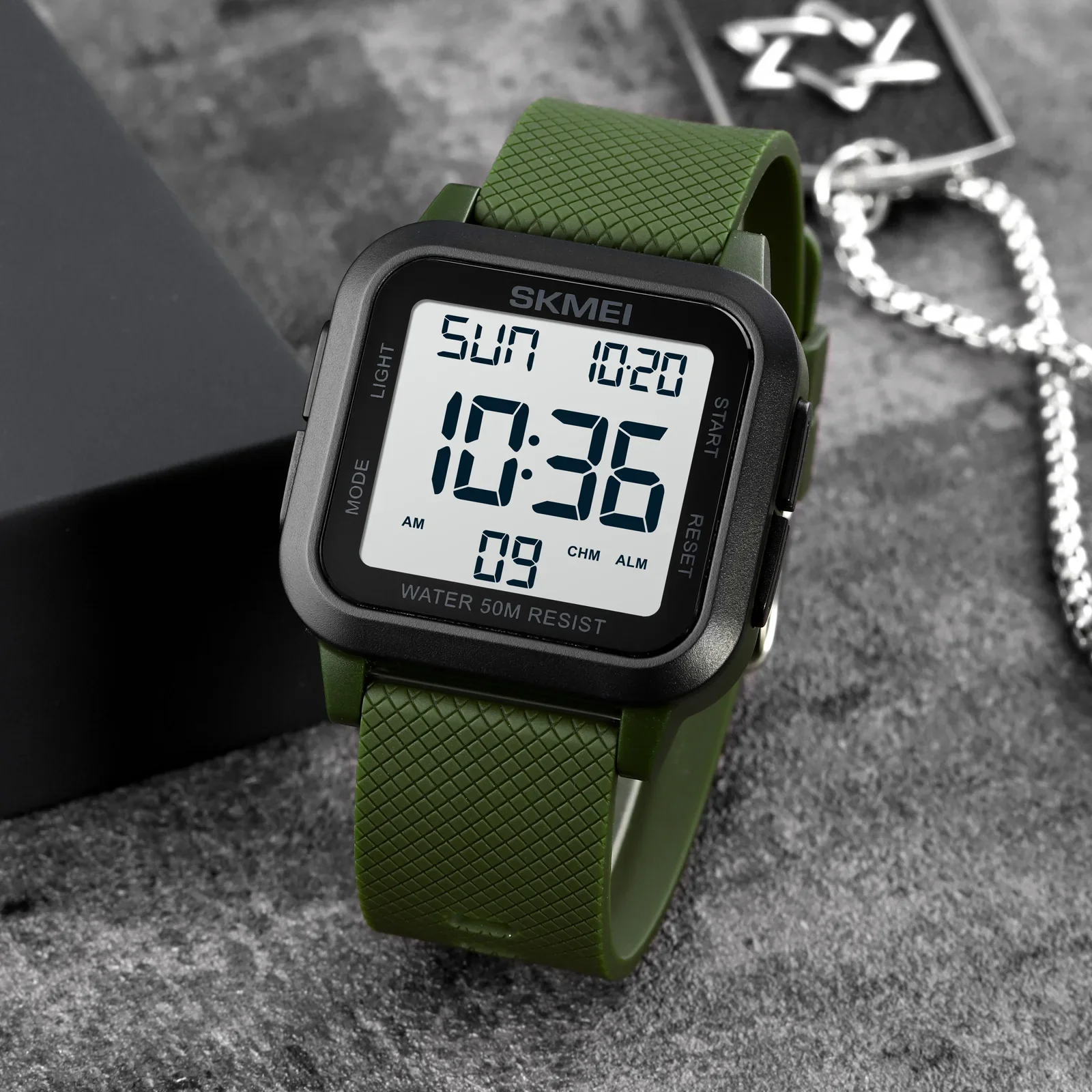 SKMEI1894 Men Alarm Chrono Clo – обзор и цена Tide Watch Surf