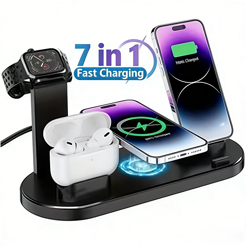 30W 7 in 1 Wireless Charger St – обзор и цена Smartwatch Watches Compatible With Iphone