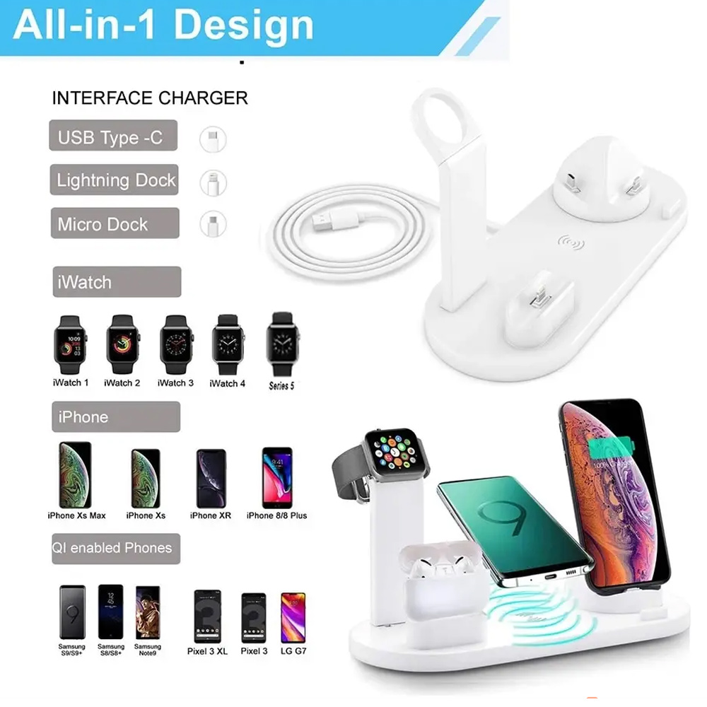 30W 7 in 1 Wireless Charger St – обзор и цена Smartwatch Watches Compatible With Iphone