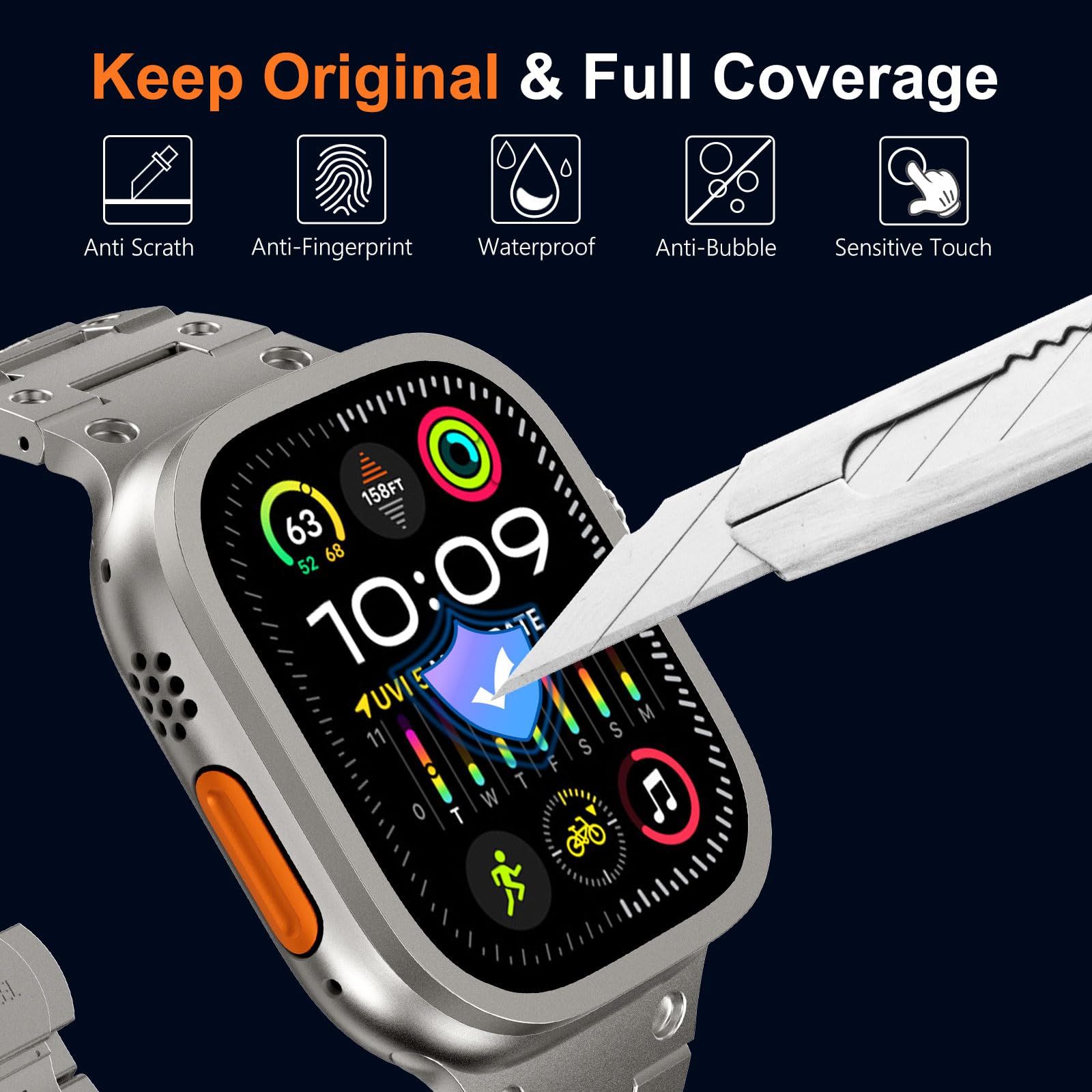 Tempered Glass for Apple Watch – обзор и цена Smartwatch Watches Gift For Men