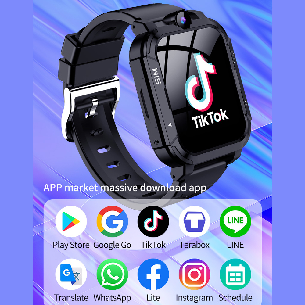Children Smart Watch 4G GPS Wi – обзор и цена Smartwatch Watches Birthday Gift For Boys