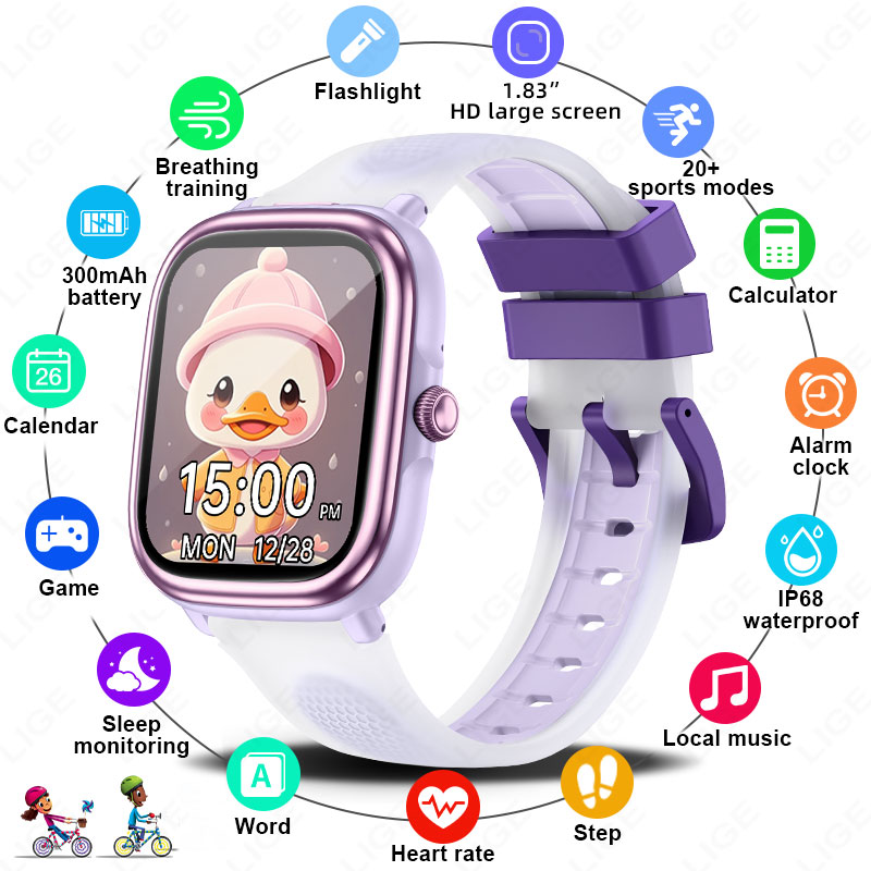 LIGE 2026 New Children Learnin – обзор и цена Smartwatch Watches For Kid Girl