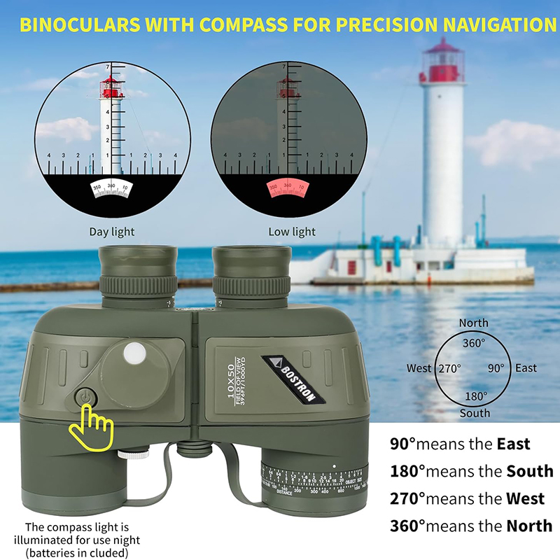 Binoculars 10x50 Marine Milita – обзор и цена Tide Watch Surf