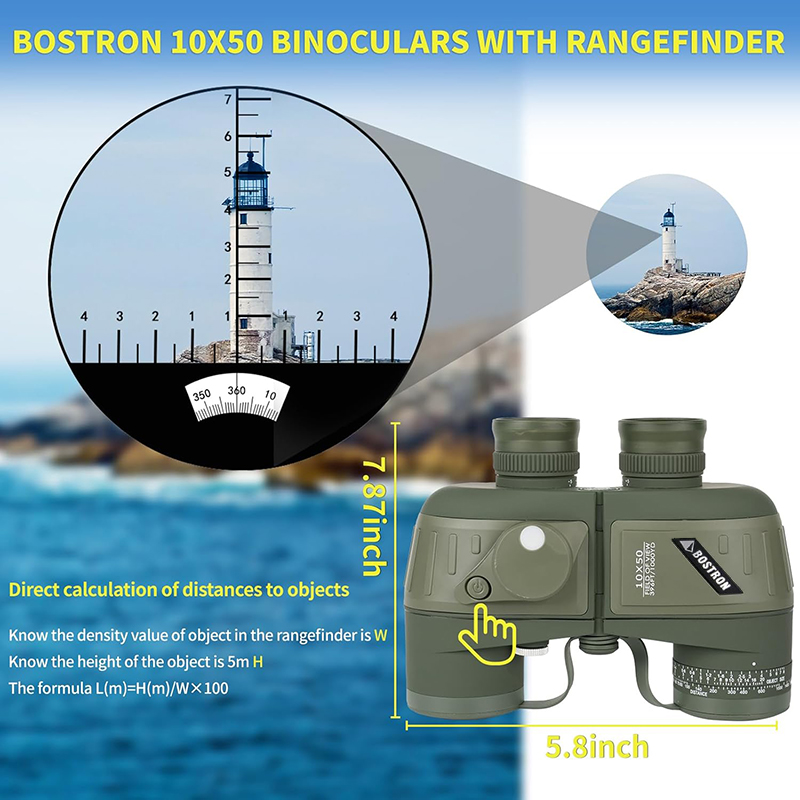 Binoculars 10x50 Marine Milita – обзор и цена Tide Watch Surf