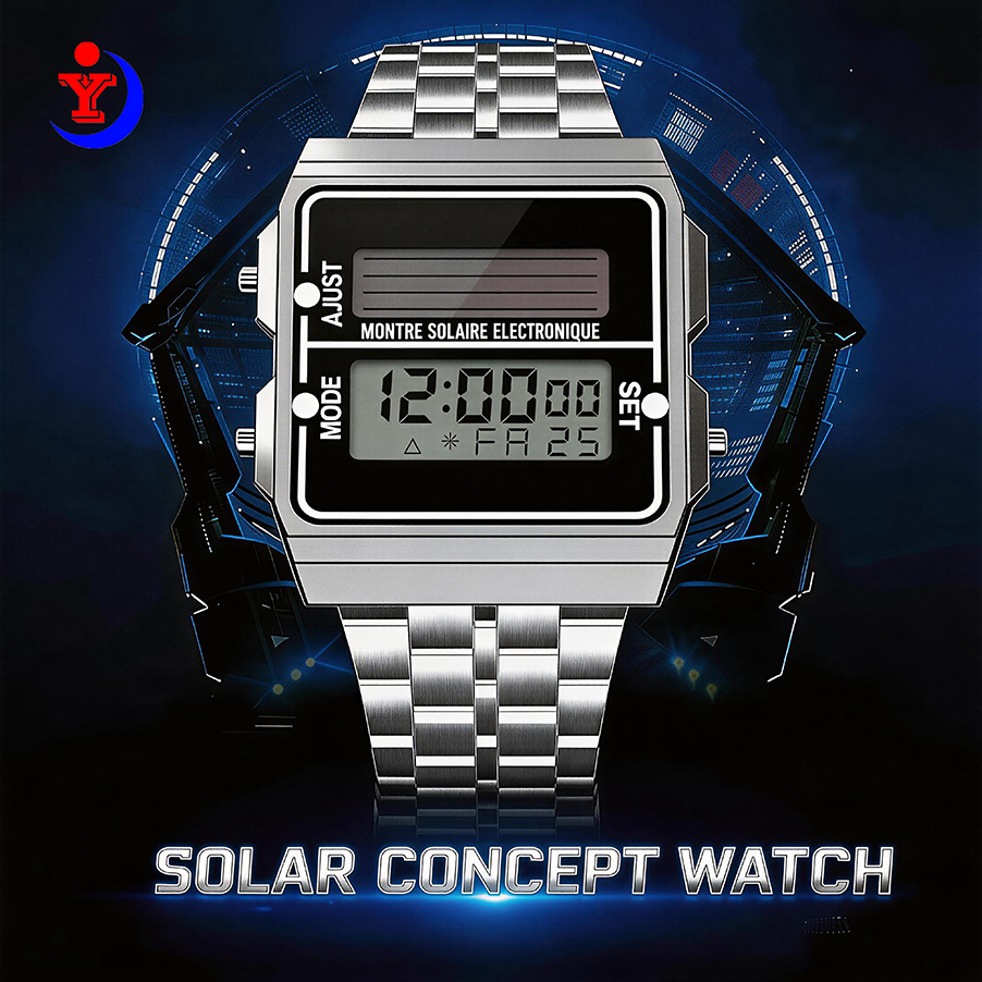 Retro Silver Metal Square Sola – обзор и цена Tide Watch Surf