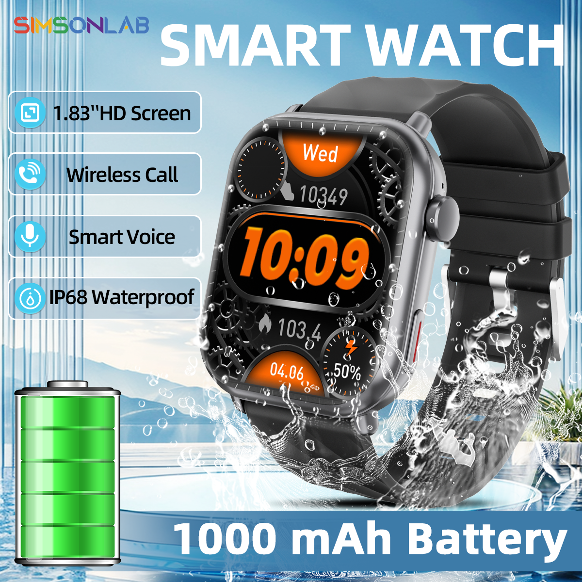 2025 NEW Hot Smartwatch 1.83'' – обзор и цена Smartwatch New Watches 2025