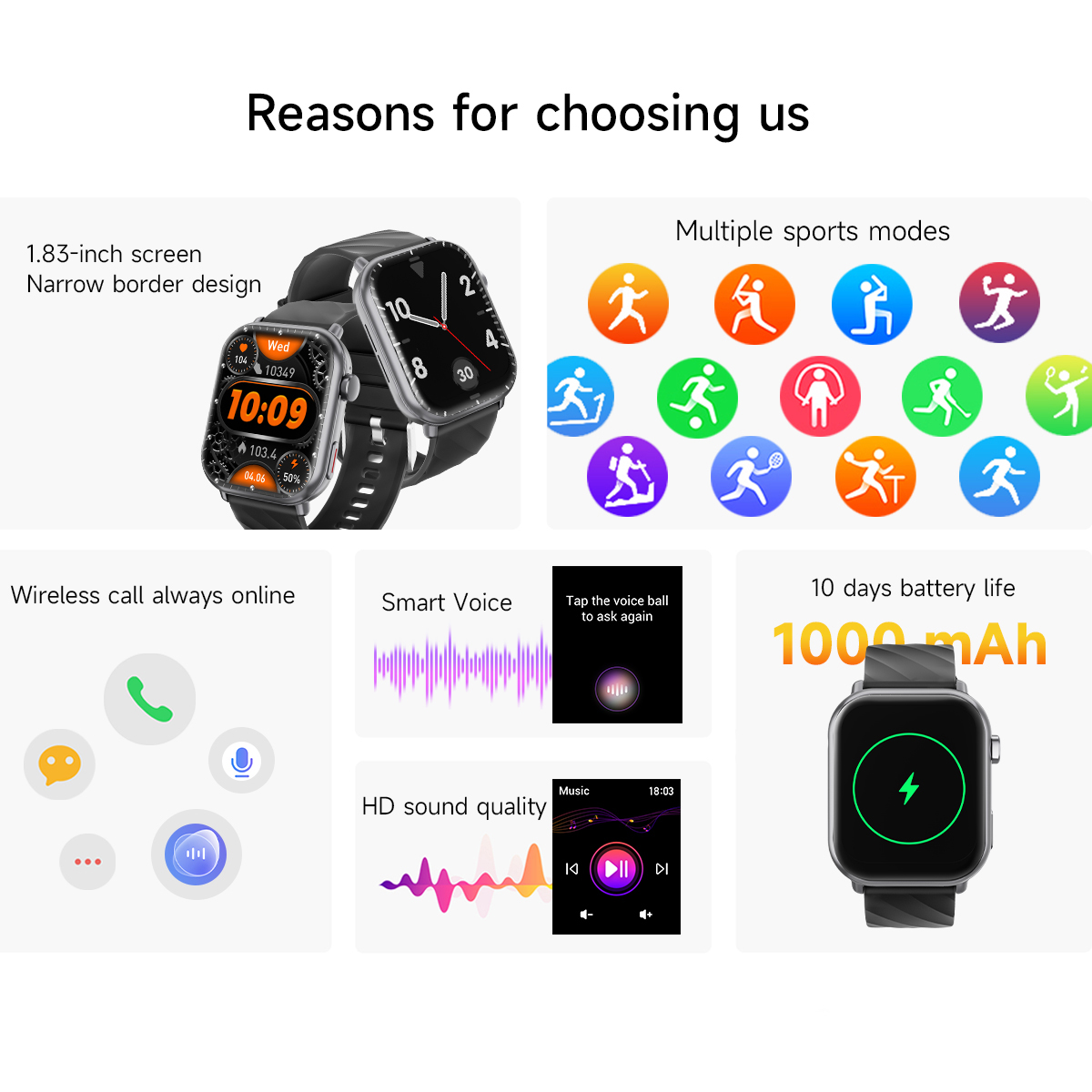 2025 NEW Hot Smartwatch 1.83'' – обзор и цена Smartwatch New Watches 2025