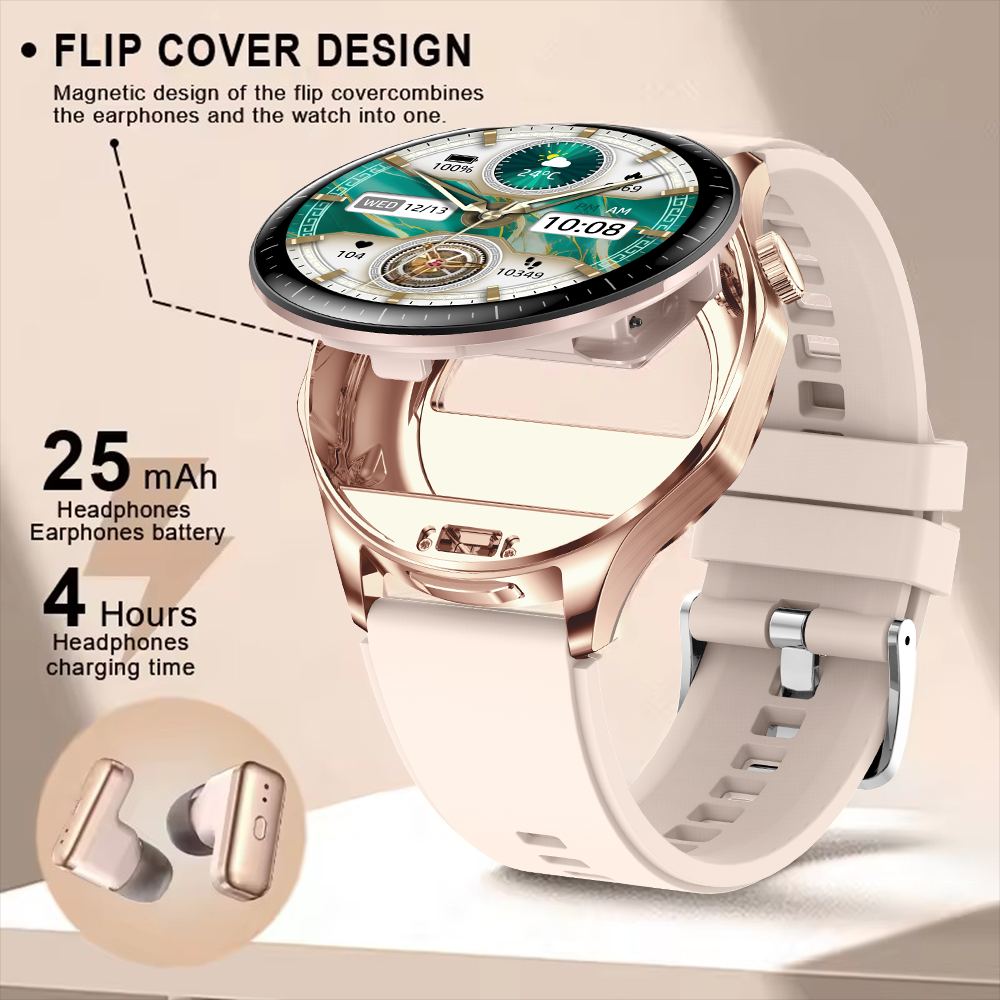 2026 new 2-In-1 TWS Headset Sm – обзор и цена Smartwatch New Watches 2025