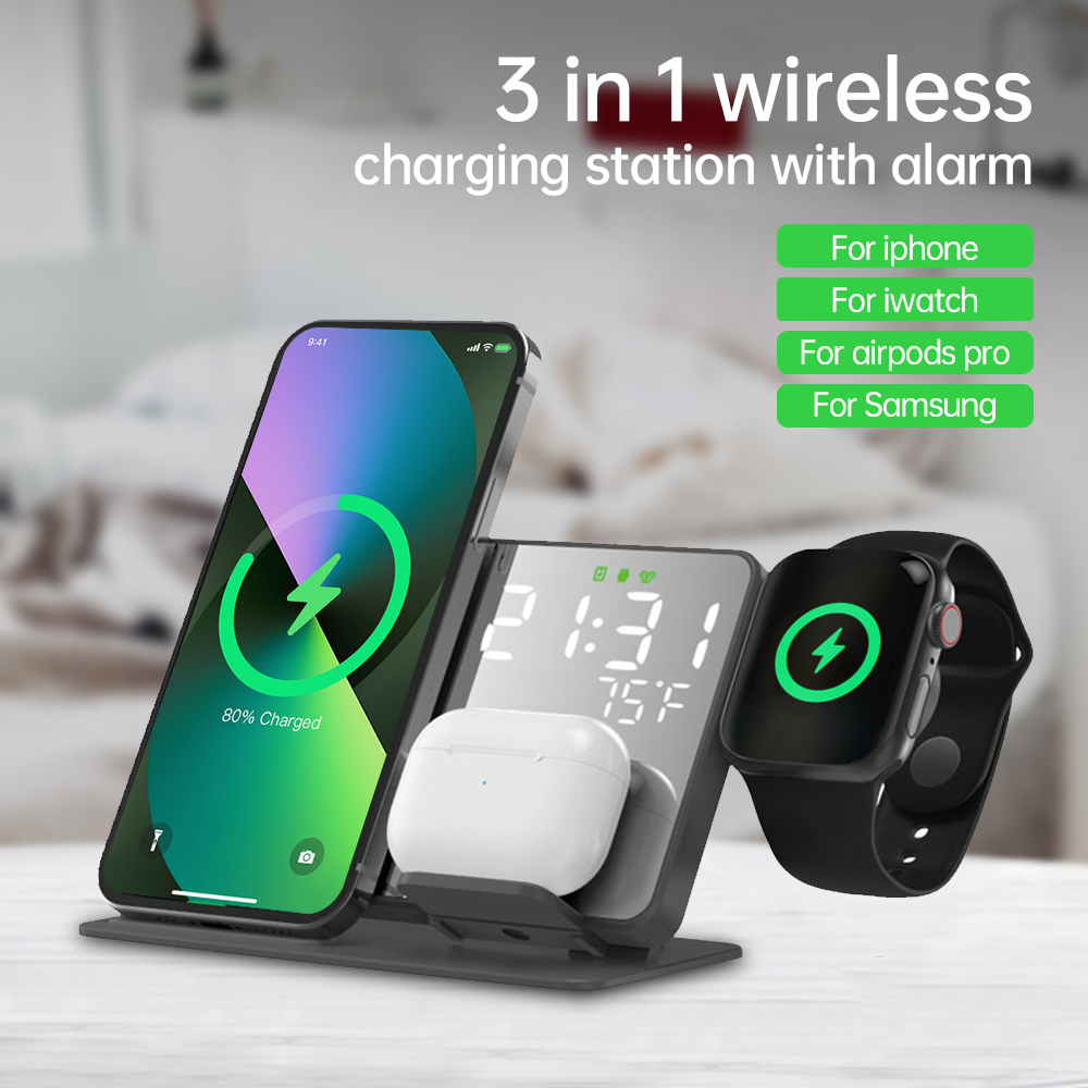 3 in 1 Wireless Charger For iP – обзор и цена Smartwatch Watches Compatible With Iphone