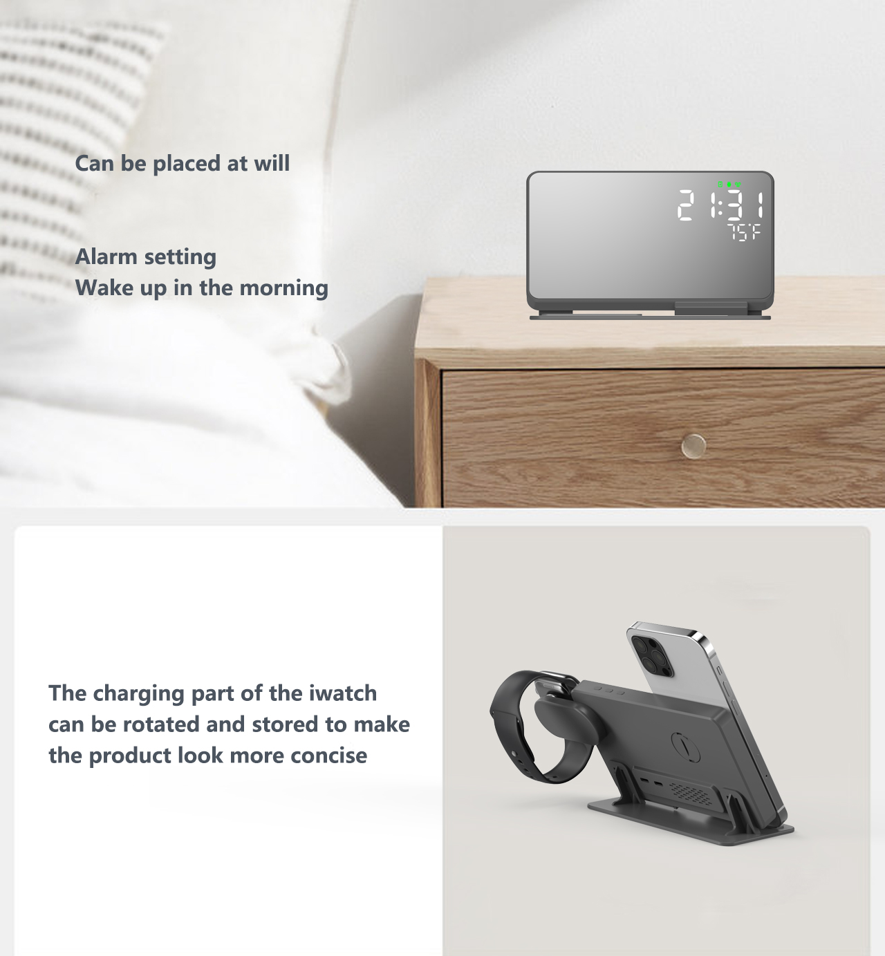 3 in 1 Wireless Charger For iP – обзор и цена Smartwatch Watches Compatible With Iphone