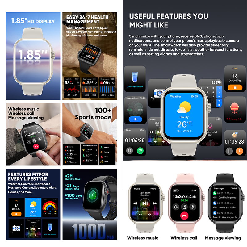 Watch Ultra K62 Men Women 1000 – обзор и цена Smartwatch Watches For Women With Gps