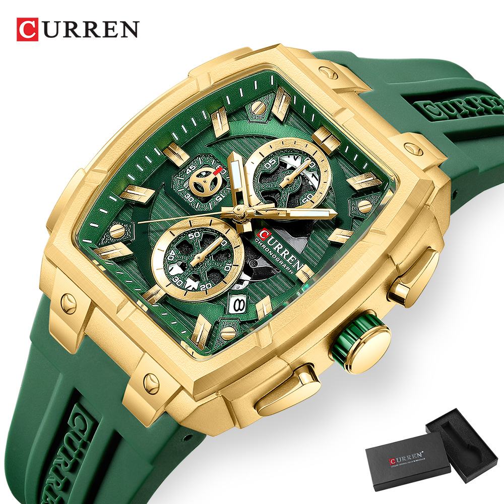 CURREN Luxury Vintage Watch fo – обзор и цена Chronograph Sport Watch