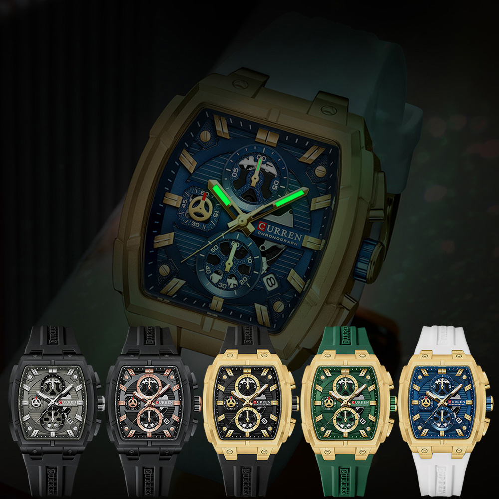CURREN Luxury Vintage Watch fo – обзор и цена Chronograph Sport Watch