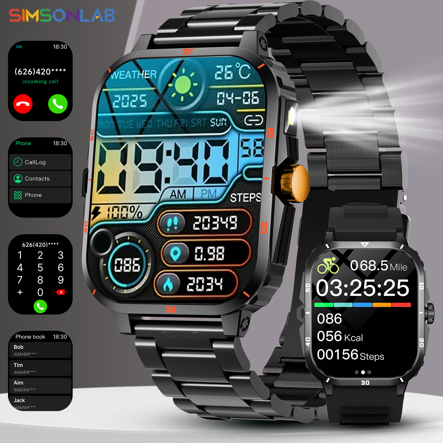 2025 NEW Military Smartwatch 2 – обзор и цена Smartwatch New Watches 2025