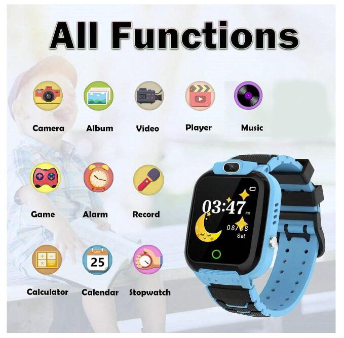 Smart Watch Kids 1.44' HD Scre – обзор и цена Smartwatch Watches Birthday Gift For Boys