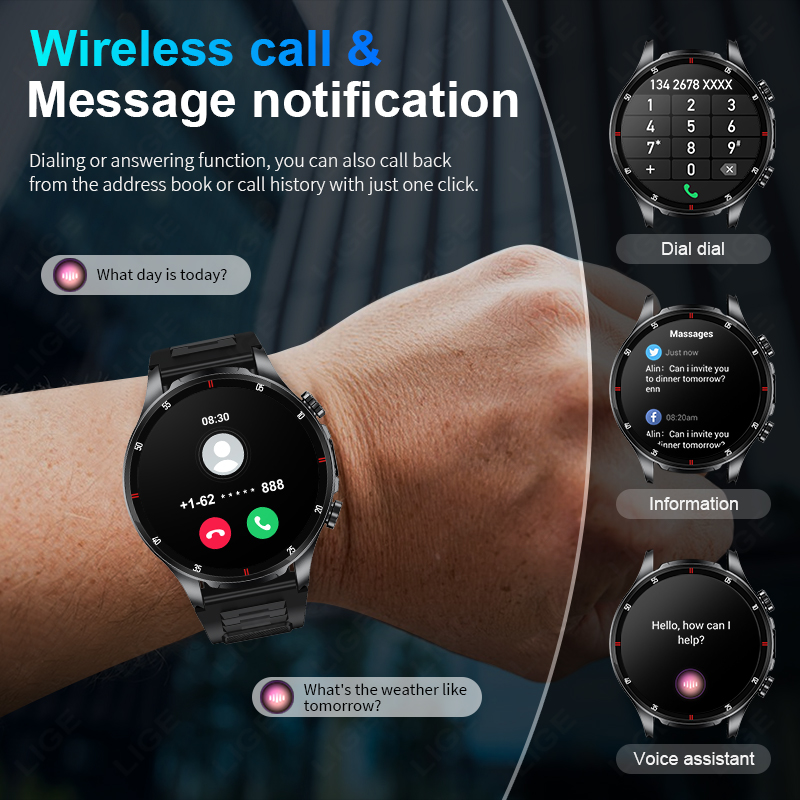 For Android iOS Men Smart Watc – обзор и цена Watches Ladies Smartwatch