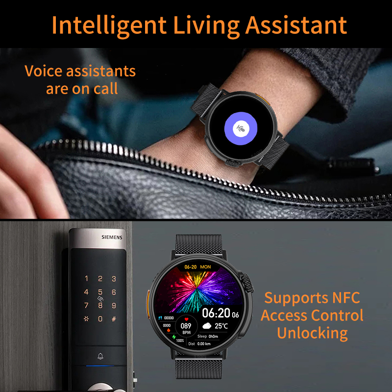 New NFC Luxury Military Women  – обзор и цена Hybrid Smartwatch